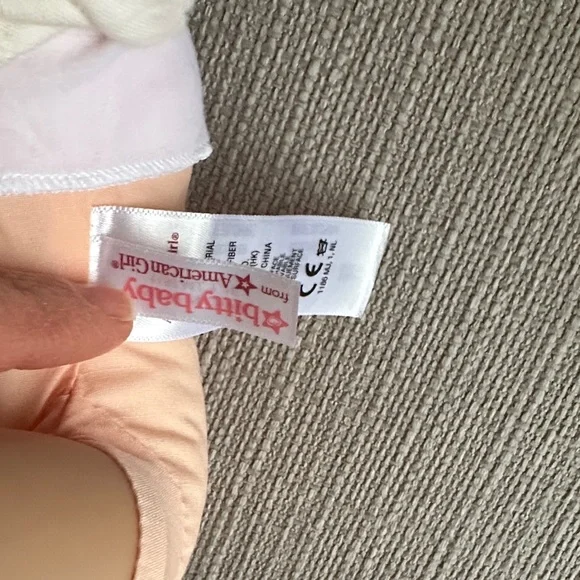 American Girl bitty baby Doll with White and Pink Outfit - Picture 9 of 11